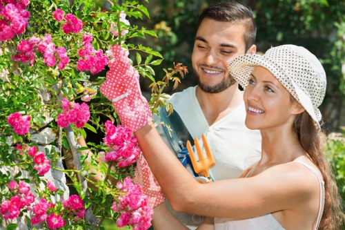 Safe use of tools by Fitzrovia gardeners