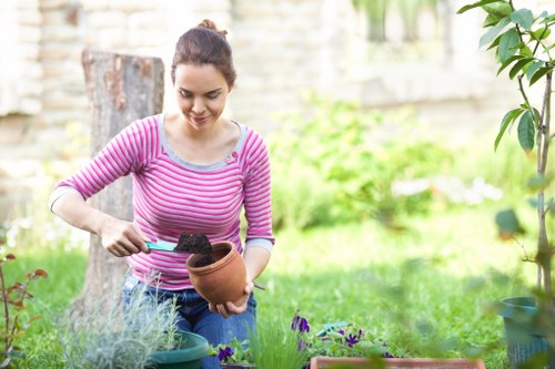 Urban terrace and communal garden care in Fitzrovia